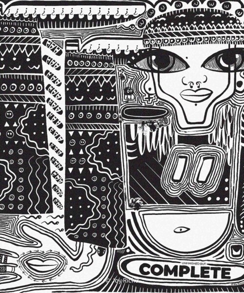 Piece 11/24 from Joy Richu's Mwanamke series