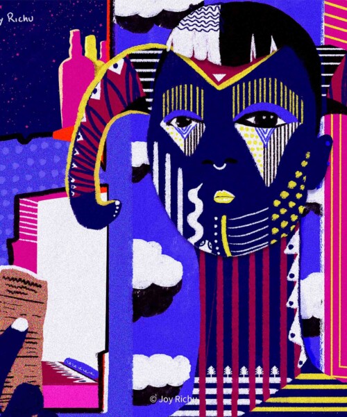Piece 12/24 from Joy Richu's Mwanamke series