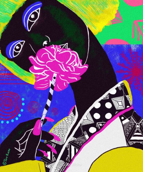 Piece 14/24 from Joy Richu's Mwanamke series